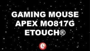 MOUSE GAMER MO817G APEX 3200DPI ILUMINACION LED ETOUCH®