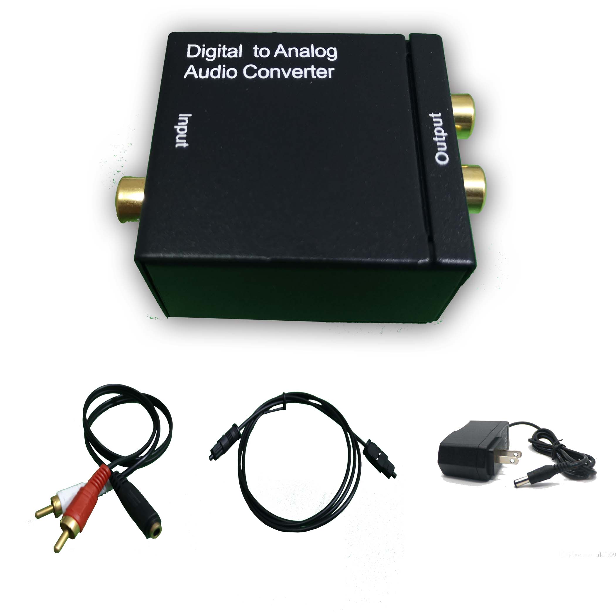 Conversor Adaptador Audio Digital A Analógico , Óptico A Rca